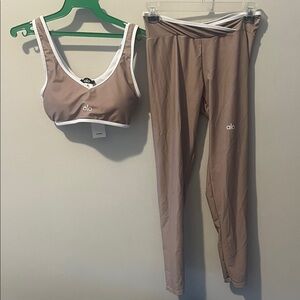 Yoga set- Brown Pants & bra Set